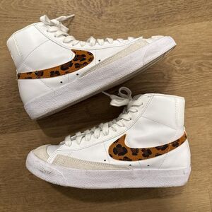 Nike Blazers leopard print Women's size 7.5
